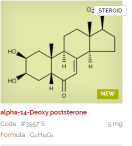 Extrasynthese -14 - Deoxy poststerone Botanical Reference Material